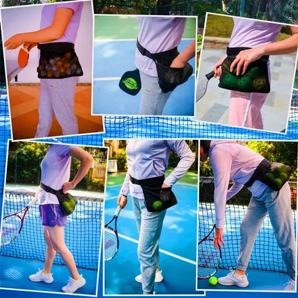 Pickleball Tennis Golf Waist Sports Ball Holder Bag