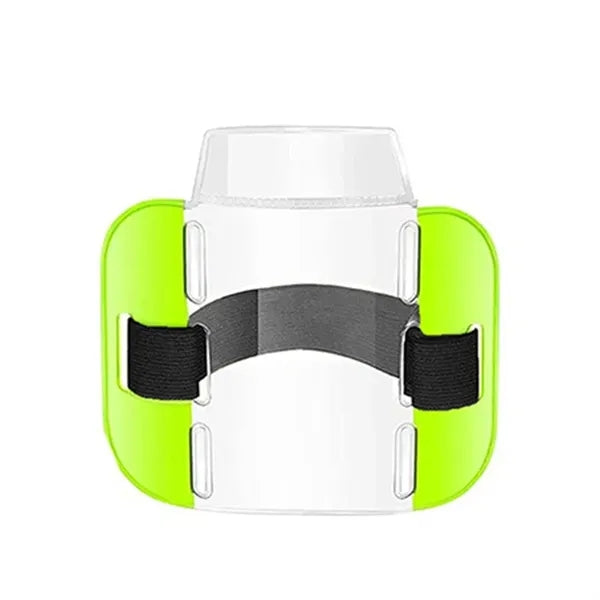 Soft PVC Reflective Armband ID Badge Holder