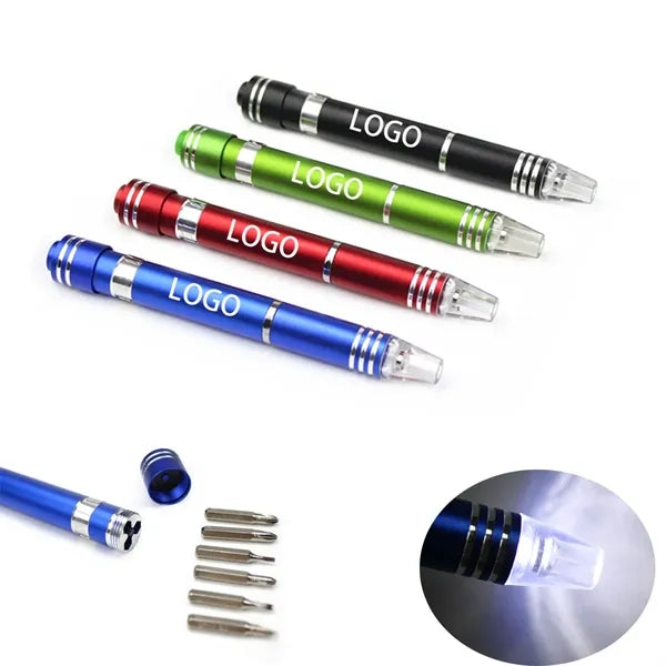 Screwdriver Flashlight Set