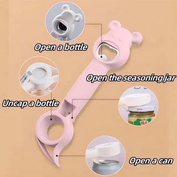 4 in 1 Multi Function Can Opener Bottle