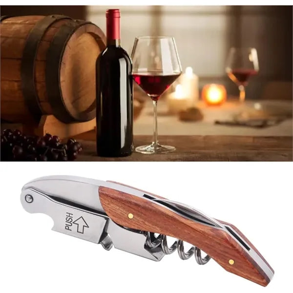 Stainless Steel Bottle Opener Waiters Corkscrew for Wine