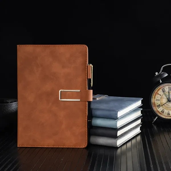 PU Leather Journal with Magnetic Buckle