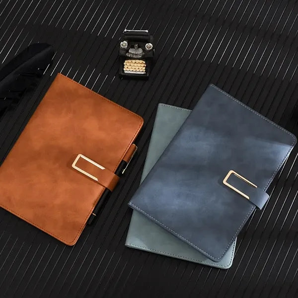 PU Leather Journal with Magnetic Buckle