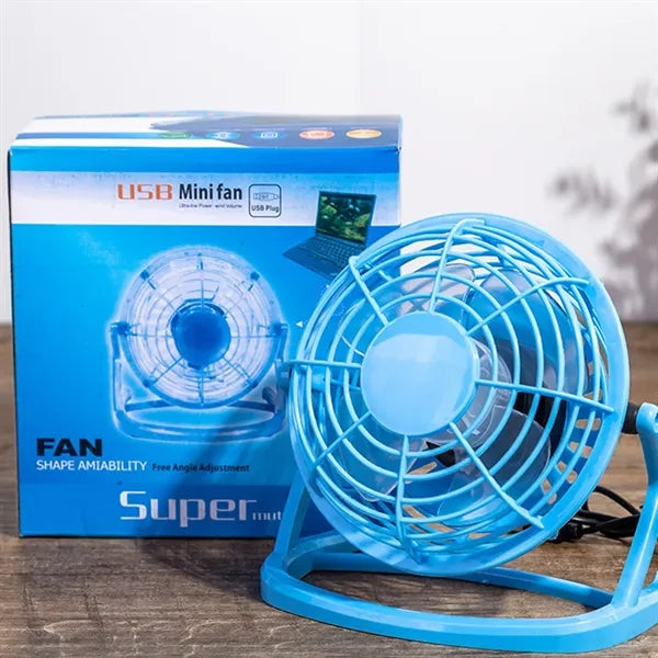 4" USB Plug-In Fan With Custom Imprint