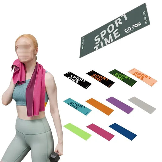 Multipurpose Alphabet Printing Dry Portable Cooling Towels