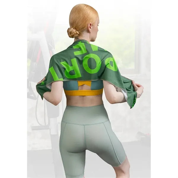 Multipurpose Alphabet Printing Dry Portable Cooling Towels