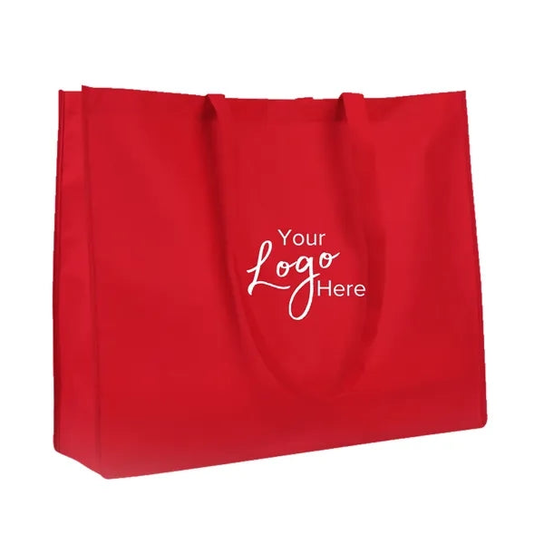 Non-Woven Large 20" x 16" x 6" Gusset Tote Bag