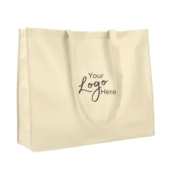 Non-Woven Large 20" x 16" x 6" Gusset Tote Bag