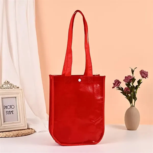 Laminated Shopper Tote Bag