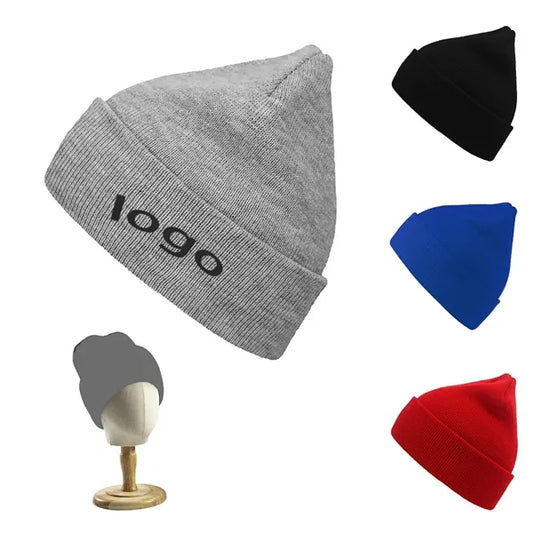 Knit Winter Acrylic Fiber Hat