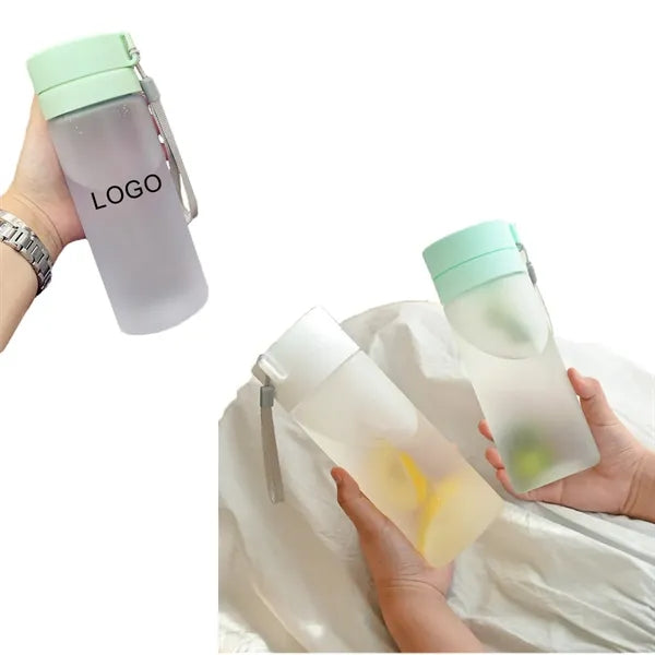 Frosted Plastic Water Bottle -20 OZ