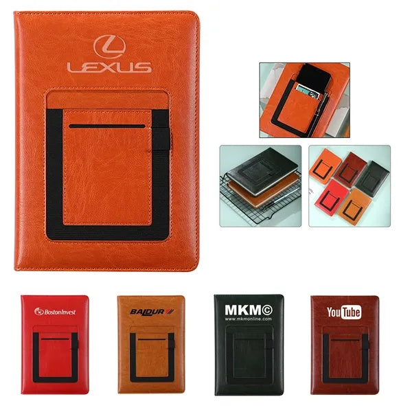 Phone Pocket Bound Journal Notebook
