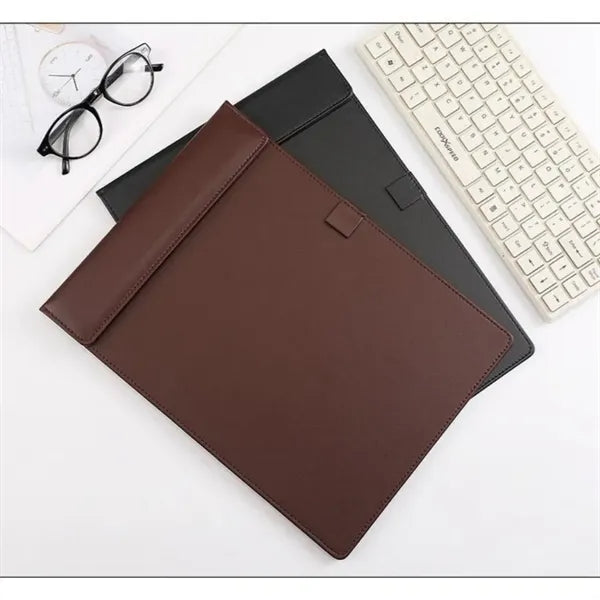 PU Magnetic Board Clip with Pen Holder