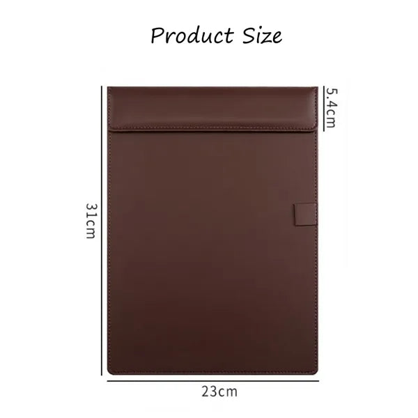 PU Magnetic Board Clip with Pen Holder