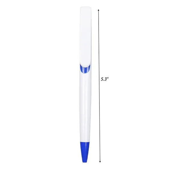 Black-Blue Anti-Slip Press Telescopic Ballpoint Pen