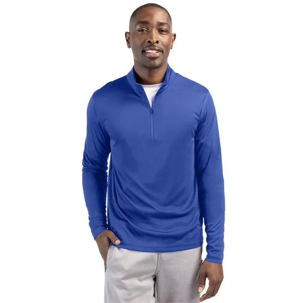 Clique Spin Solution-dyed Performance Interlock Mens Half...