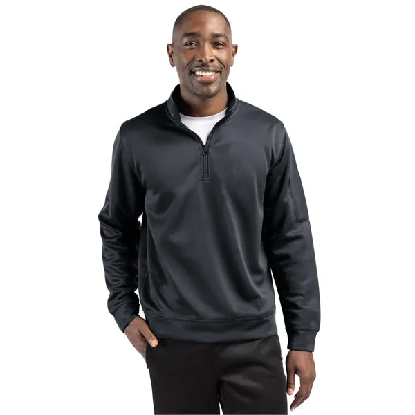 Clique Lift Solution-dyed Performance Unisex Half Zip Swe...