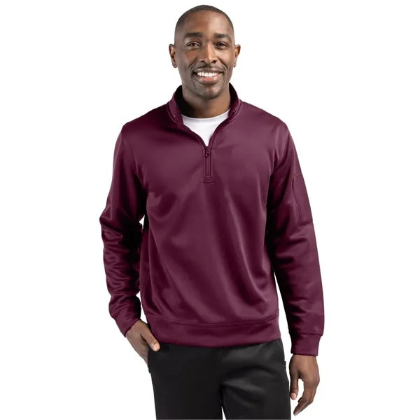 Clique Lift Solution-dyed Performance Unisex Half Zip Swe...