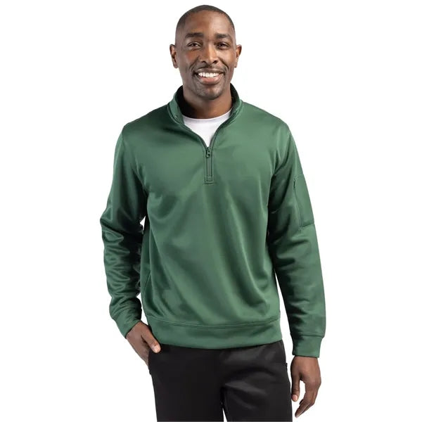 Clique Lift Solution-dyed Performance Unisex Half Zip Swe...