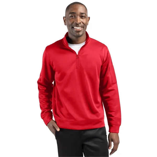 Clique Lift Solution-dyed Performance Unisex Half Zip Swe...