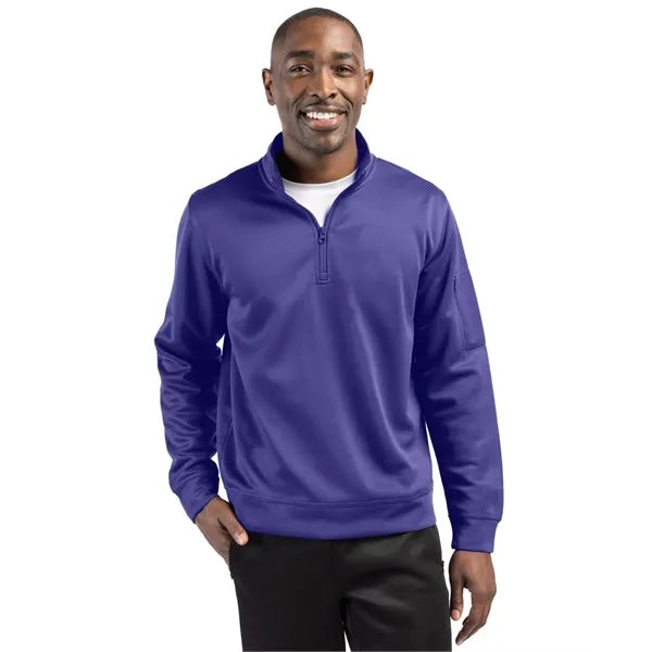 Clique Lift Solution-dyed Performance Unisex Half Zip Swe...