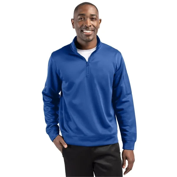 Clique Lift Solution-dyed Performance Unisex Half Zip Swe...