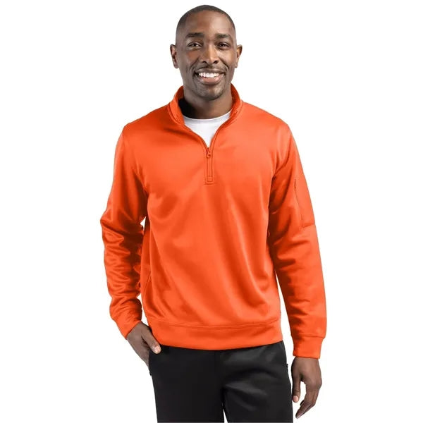 Clique Lift Solution-dyed Performance Unisex Half Zip Swe...