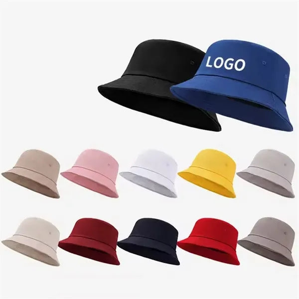 Unisex Outdoor 100% Cotton Bucket Caps
