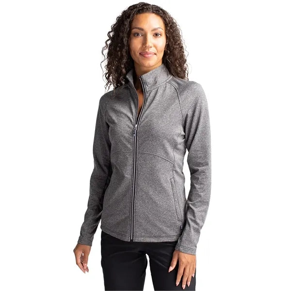 Cutter & Buck Adapt Recycled Soft Knit Stretch Womens Hea...