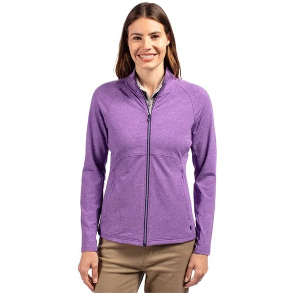 Cutter & Buck Adapt Recycled Soft Knit Stretch Womens Hea...