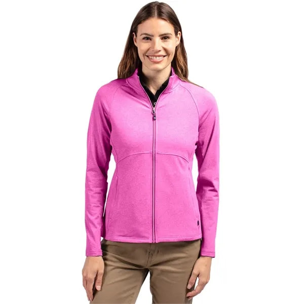 Cutter & Buck Adapt Recycled Soft Knit Stretch Womens Hea...