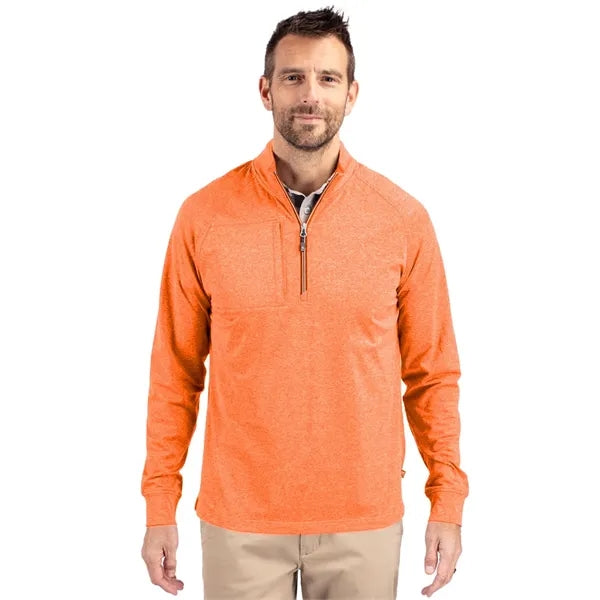 Cutter & Buck Adapt Eco Knit Heather Recycled Mens Big & ...