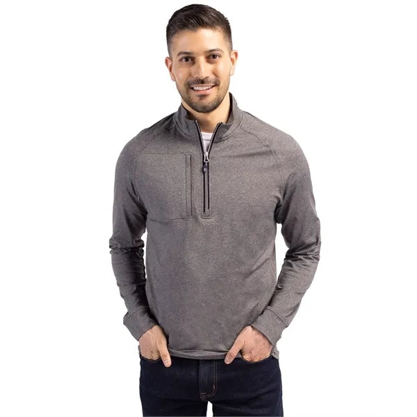 Cutter & Buck Adapt Eco Knit Heather Recycled Mens Big & ...