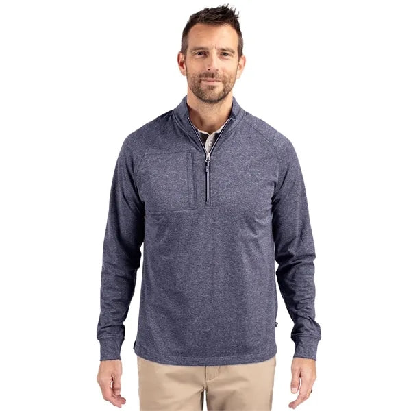 Cutter & Buck Adapt Eco Knit Heather Recycled Mens Big & ...