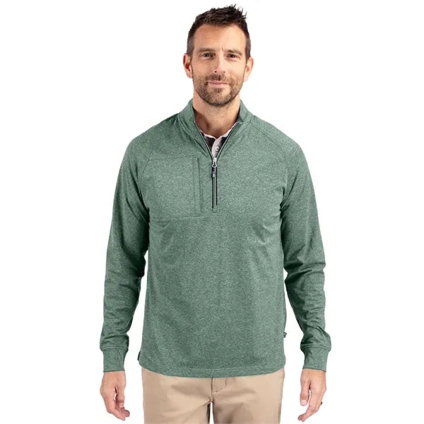 Cutter & Buck Adapt Eco Knit Heather Recycled Mens Big & ...