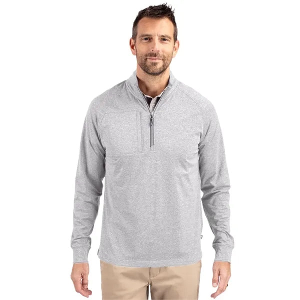 Cutter & Buck Adapt Eco Knit Heather Recycled Mens Big & ...