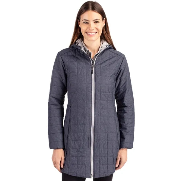 Cutter & Buck Rainier Recycled Insulated Puffer Womens Fu...