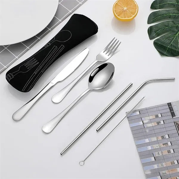 Stainless Steel Tableware Seven-piece Set