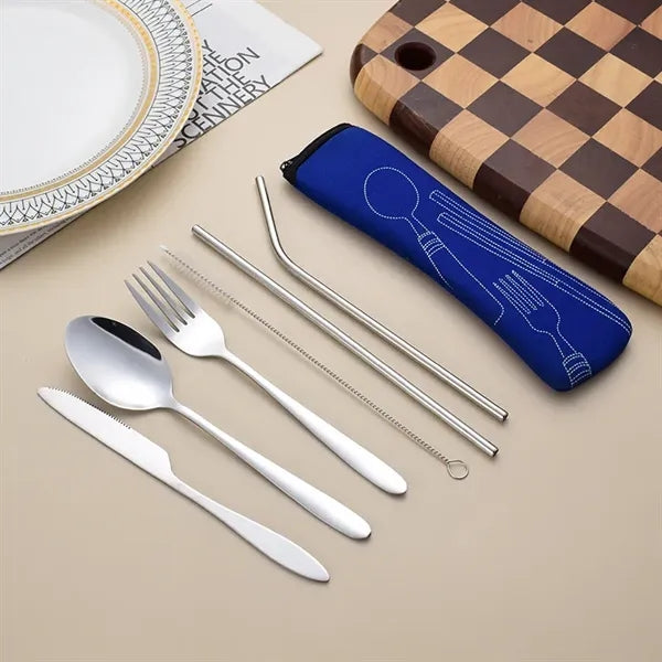 Stainless Steel Tableware Seven-piece Set