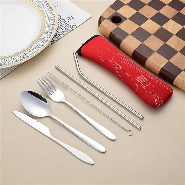 Stainless Steel Tableware Seven-piece Set