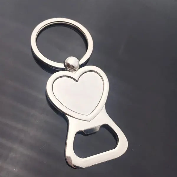 360 Degree Rotating House-Shaped Metal Keychain