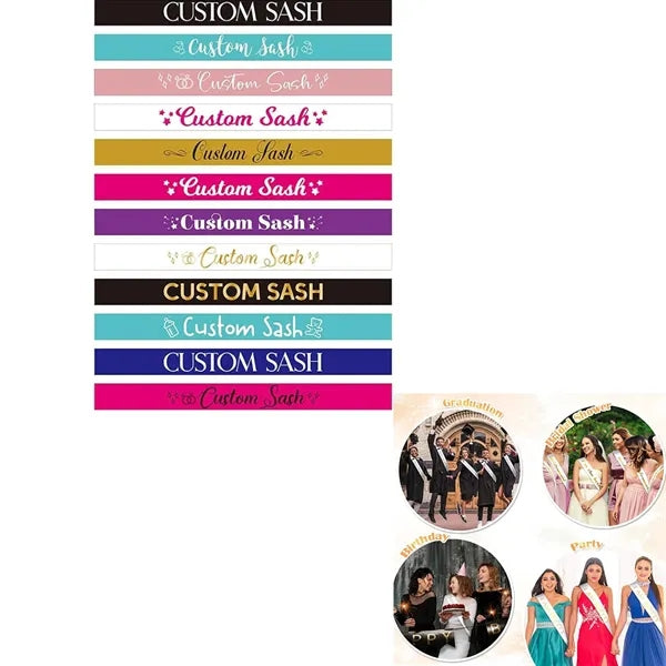 Pageant Satin Sash