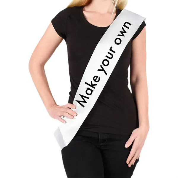 Pageant Satin Sash