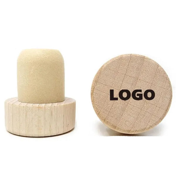Natural Wood Wine Stopper Cork