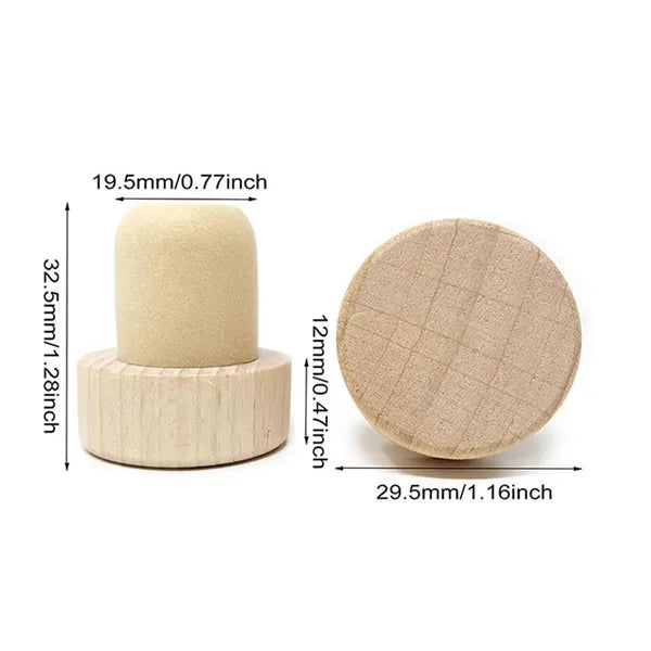 Natural Wood Wine Stopper Cork