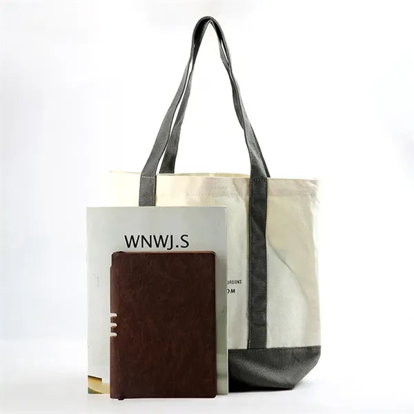 Canvas Tote Bag Bulk with Outer Pocket