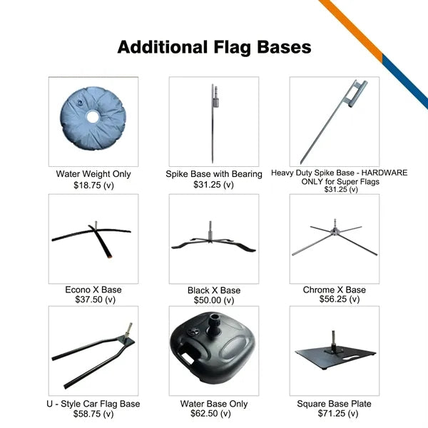 7' Silky Double-Sided Feather Flag