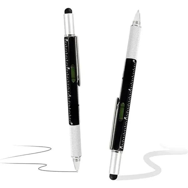 6-in-1 ABS Multitool Tool Stylus Ballpoint Pen