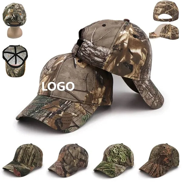 Structured Camouflage Caps