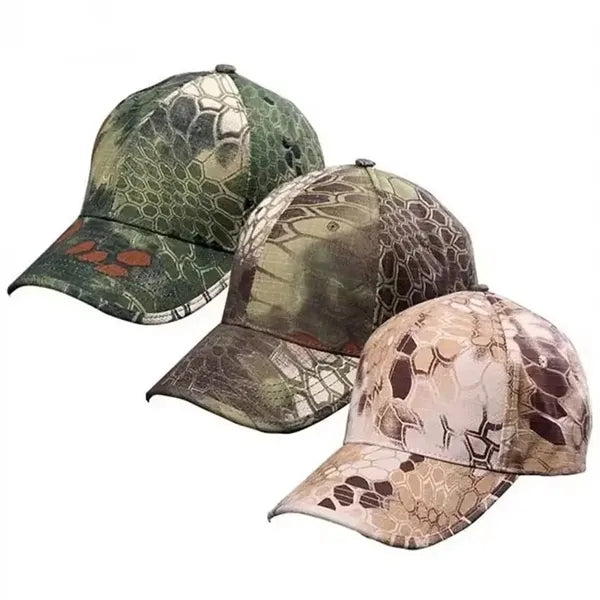 Structured Camouflage Caps
